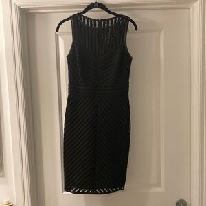 Ralph Lauren Black Halter Sheath Midi Dress